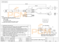 Connecteur Jack Industriel Ix vers H-MTD, Splitter Y, Câble AEcable 2Y, Réseau Ethernet Automobile Vectoriel, Câble Rosenberger HMTD