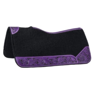 Almohadilla de sillín de caballo profesional Premium 32 "L X 31" W Tela de fieltro de diseño clásico Color personalizado Logotipo personalizado Portátil Cómodo - Product Image 1