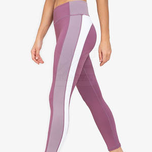 Mallas de Yoga de secado rápido transpirables de algodón 100% de cintura alta para mujer estilo de moda al por mayor personalizable hecho en Pakistán - Product Image 1