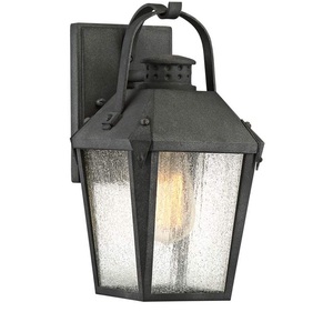 Lámpara de pared grande de Metal de latón AK en polvo negro con acabado con luz estándar de vidrio para decoración de habitación/Decoración de oficina - Product Image 2