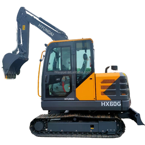 Venta caliente Hyundai Excavator Hx60G 6Ton Digger con motor fuerte y rendimiento confiable - Product Image 1