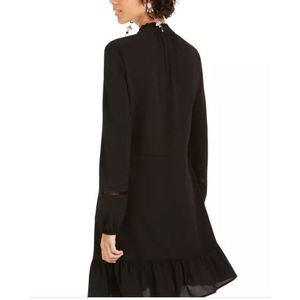 Abito a trapezio con volant adorabile per bambina Be Bop, nero, taglia S, in chiffon con vita naturale - Product Image 2