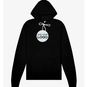 เสื้อมีฮู้ดแบบสวมหัวผ้าฟลีซหนาผสมไตร - Product Image 5