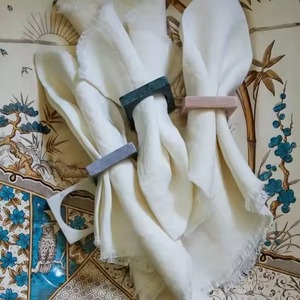 Handmade Resin <b>Napkin</b> <b>Ring</b> Cute Style Durable Custom Color for Wedding Tabletop Decoration - Product Image 1