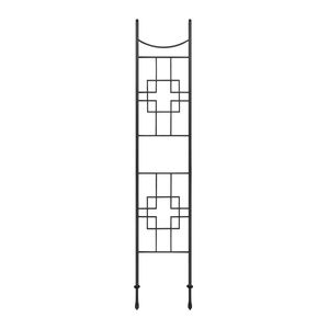 Clôture de jardin en fer forgé moderne de haute qualité, treillis de sécurité, revêtement en poudre, 8 pieds, solutions d'intimité élégantes et écologiques - Product Image 1