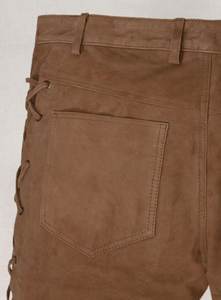 กางเกงหนังขายาวปกติคุณภาพสูงสำหรับ100% กางเกงหนังทำจากผ้าแห้งเร็วคุณภาพสูง - Product Image 4