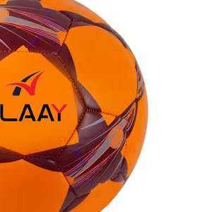 Alaay Customizable Size 4/5 Durable Soccer Ball Machine Stitched Leather with OEM Logo Wholesale <b>Football</b> Foamed PU Match Use - Product Image 3