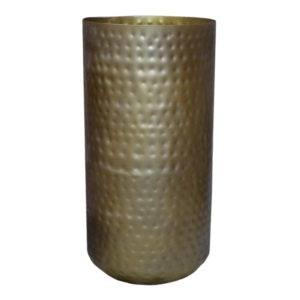 Macetas de Metal dorado antiguo, acabado rústico, decoraciones de mesa para interiores, macetas y macetas, macetas de flores de hierro de diseñador para sala de estar - Product Image 3