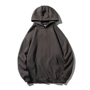 Vente en gros Impression personnalisée Pull lourd 100% coton Sweat à capuche décontracté Sweat unisexe avec poche Sweats à capuche imprimés bouffants - Product Image 3