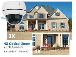 Telecamera IP DMOE di Sicurezza Esterna Hiseeu 5MP con Zoom Ottico 4X, Audio Bidirezionale, Visione Notturna, Tracciamento del Movimento Umano, PTZ, PoE - Product Image 6