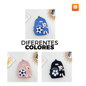 กระเป๋าเป้สะพายหลังนักเรียน กระเป๋าลำลอง แฟชั่นวัยรุ่น น่ารัก - คละสี - Product Image 6