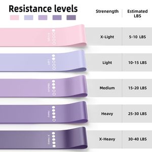 ZENJOY Juego de 5 Bandas Elásticas de Resistencia de Múltiples Niveles, Duraderas, con Bolsa de Transporte para Entrenamiento - Product Image 3
