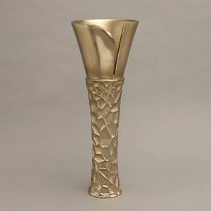 Direct Factory Sale High Quality Handmade Metal Flower Vase Wedding Centerpiece <b>Mirror</b> Polished Iron Aluminium High Visibility - Product Image 1