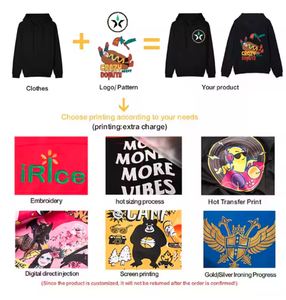 Sudadera con Capucha Casual para Hombre, con Cierre y Logotipo Personalizado, 100% Algodón, Impresión Digital, para Invierno - Product Image 5