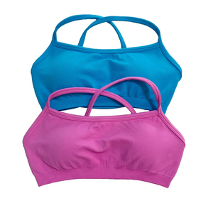 Soutien-gorge de sport pour femme à maintien élevé, en nylon et élasthanne écologiques, antibactérien, push-up, respirant, séchage rapide, pour l'entraînement, la gym et le yoga - Product Image 4