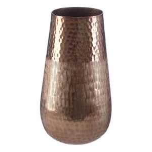 Jarrón de Flores Moderno de Metal Dorado Martillado Hecho a Mano de Lujo, Centro de Mesa Decorativo en Forma de Lágrima para Bodas y Decoración del Hogar - Product Image 4