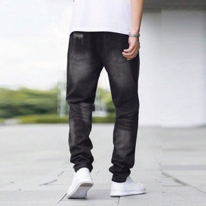 Nouvelle Arrivée – Jean Décontracté Homme Coupe Droite Taille Mi-Haute, Écologique, Respirant, Séchage Rapide, Conception Personnalisée, Grammage Lourd, Orienté Export - Product Image 2