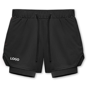 2025 course Gym Compression Shorts nouveau pour hommes arrivées en gros à séchage rapide 2 en 1 décontracté impression numérique entraînement - Product Image 5