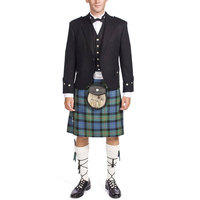 Veste de Kilt Argyle écossais faite à la main gilet intérieur veste de mariage poitrine 34 "à 54 pouces veste manteau