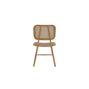 เก้าอี้รับประทานอาหารทำจากไม้สักจริงสำหรับเฟอร์นิเจอร์บ้านและเฟอร์นิเจอร์อพาร์ทเม้น - Product Image 1