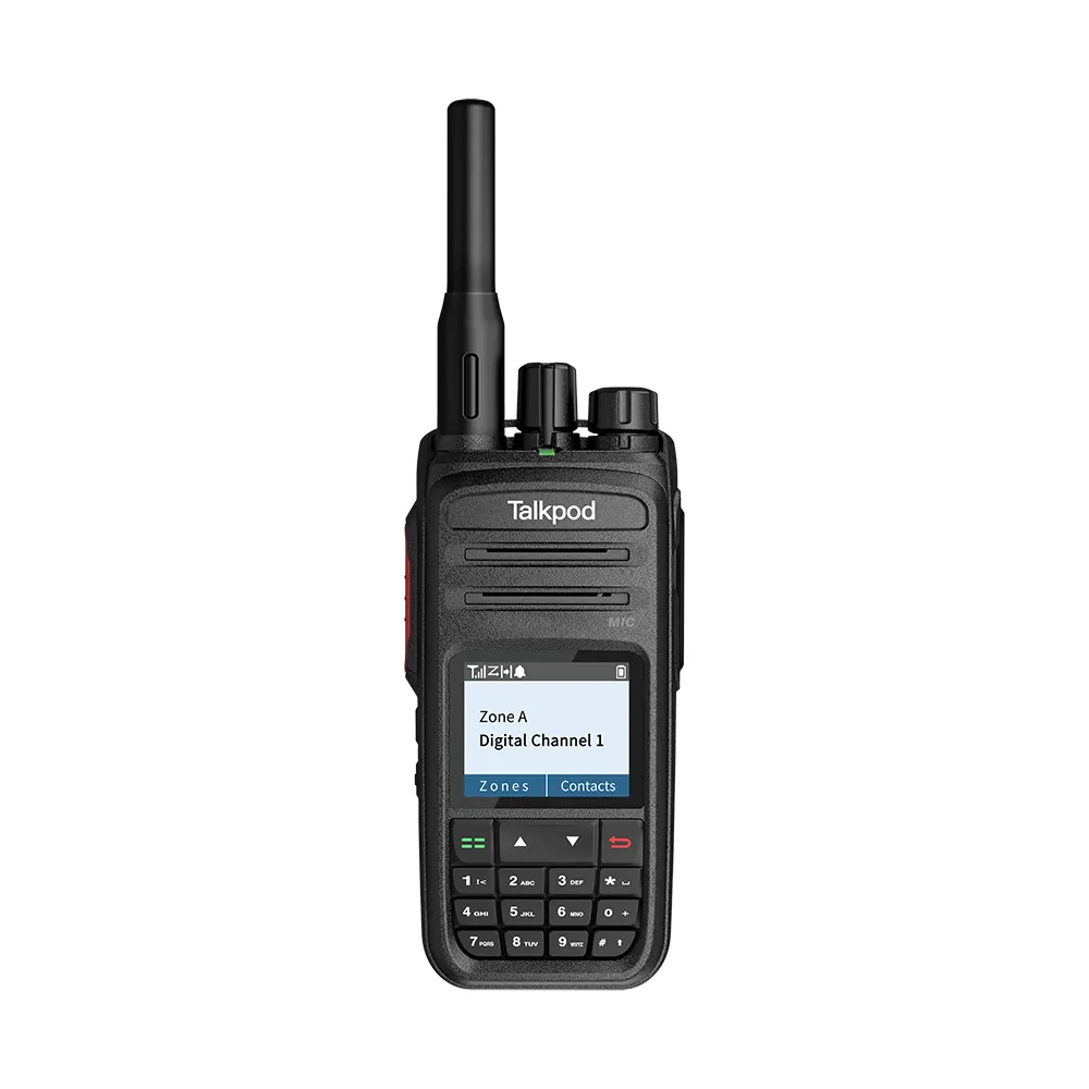 Talkpod D57LF pmr446ライセンスフリーのフルキーパッドデジタルポータブルラジオ、明確かつカラフルな双方向ラジオとの通信