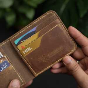 Cartera bifold clásica No.55 Pro, cartera de cuero, color marrón oxidado - Product Image 2