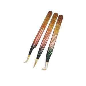 Cisailles beauté grande quantité pince à cils antidérapante en acier inoxydable applicateur d'extension de cils à pointe en fibre pointue - Product Image 4