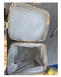 Water Hyacinth <b>Bag</b> for Women <b>Straw</b> Hand-woven Top-handle Handbag Beach Sea <b>Straw</b> Rattan Tote <b>Clutch</b> <b>Bags</b> - Product Image 4