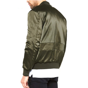 Pour hommes et femmes / Veste bomber de haute qualité la plus vendue pour hommes, veste bomber bon marché pour hommes, nouvelle veste bomber en satin personnalisée en gros - Product Image 3