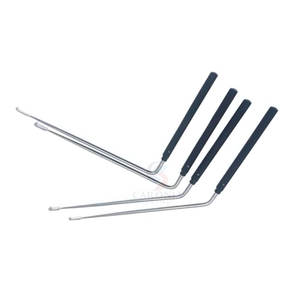Alta calidad 19CM 90 grados amor nervio raíz retractores Venta caliente instrumentos ortopédicos fuente de alimentación Manual de acero inoxidable - Product Image 5