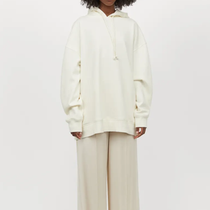 Las mujeres de invierno pesado grueso de lana de manga larga con cremallera sudaderas con capucha - Product Image 4