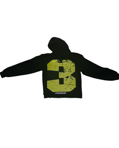 เสื้อมีฮู้ดผ้าฟลีซสำหรับผู้ชายเสื้อแนวสตรีทโอเวอร์ไซส์ - Product Image 1