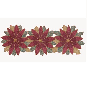 Wholesale Factory Price Flower Beaded <b>Runner</b> Home and Garden Tabletop Antique Design and <b>Table</b> Decoration Customized Colors - Product Image 2