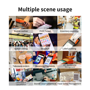 Mobile <strong>Pos</strong> With Nfc Reader ticket Validator 2G+16G china Handheld <strong>Pos</strong> Terminal Android 13 <strong>Manufacturer</strong>