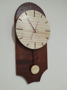 HORLOGE MURALE EN BOIS PERSONNALISÉE POUR DÉCOR MAISON ÉLÉGANTE Corps en bambou MODERNE avec Rosh naturel pour les occasions de mariage - Product Image 4