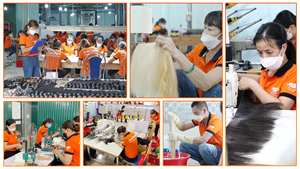 Meilleur prix de gros 100% extensions de cheveux humains cheveux bouclés birmans en vrac du Vietnam longueur de 8 à 34 pouces - Product Image 6