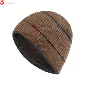 Nuevo Gorro de Punto Suave y Afelpado para Hombre, 100% Acrílico, Transpirable, Diseño Grueso, Servicios OEM/ODM, Ideal para la Playa, Viajes, Otoño e Invierno - Product Image 4