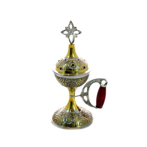 Quemador de Incienso Religioso de Latón Puro de Calidad Superior con Mango de Madera de Agarwood, Ecológico y Duradero - Product Image 3