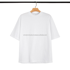 100% algodón/bambú/fibra logotipo personalizado sublimación al por mayor camisetas para hombres camisetas casuales lisas para hombres con su marca - Product Image 3