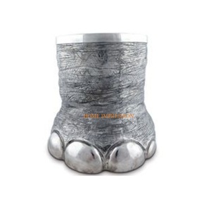 Cubo de vino de Metal plateado Vintage personalizable, diseño maravilloso con función decorativa de mesa para Artículos de bar de fiesta - Product Image 1