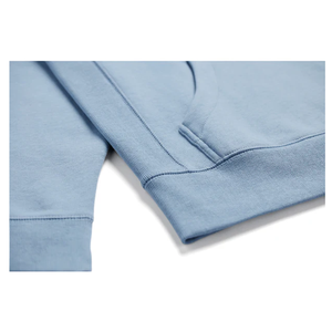Pull à capuche pour homme, coupe classique, tricoté en coton/élasthanne, écologique, anti-plis, séchage rapide, respirant, couleur unie - Product Image 5