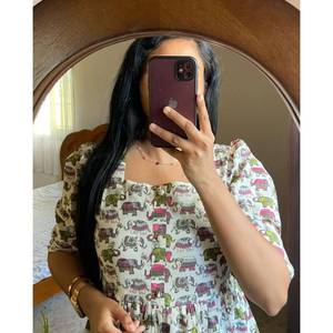 Vestido acampanado elegante para mujer, manga corta, bloque de mano, estampado, verano, iglesia, carrera, oficina, ocasiones formales, elegante, Oficina para mujer - Product Image 5