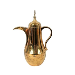 Juego de Cafeteras Árabes Personalizadas, Cafetera Dallah con Boquilla Larga, Tetera de Latón para Café y Té, Dallah para Uso en Cocina y Catering - Product Image 3