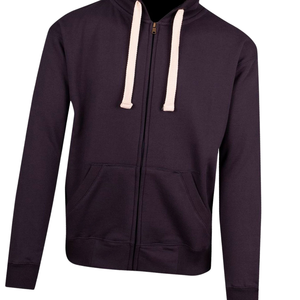 Dark Purple <b>Zip</b> Up <b>Hoodie</b> Unisex Cotton Fleece Hooded Sweatshirt Winter Casual Streetwear Plain Blank Zipper <b>Hoodie</b> for <b>Men</b> - Product Image 6