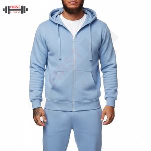 Nuevo Chándal Deportivo de Algodón Liso y Elegante 2025, Chándal Deportivo Personalizado al por Mayor para Hombre, Pantalones Deportivos, Ropa Deportiva, Sudaderas con Capucha para Fitness - Product Image 1