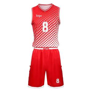Nouvel uniforme de basketball de qualité supérieure pour équipe, en vente, service OEM, impression par sublimation complète, ensembles de maillots et shorts de basketball - Product Image 1