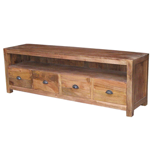 Armario de madera con mango de madera para tv, mueble de diseño moderno, estilo Malayo - Product Image 4