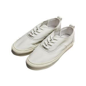 Chaussures de sport pour hommes en cuir véritable avec semelles souples, toile douce et cuir de vache, confortables et décontractées. - Product Image 4