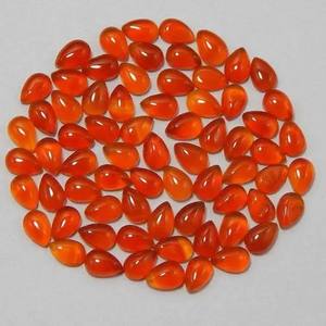 5mm 6mm 7mm pierre de cornaline naturelle lisse poire Cabochon en vrac prix d'usine de gros pierre semi-précieuse acheter en ligne Alibaba - Product Image 1