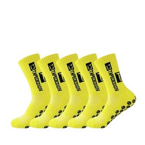Meilleur Prix Football Football Basketball Yoga Chaussettes De Sport Antidérapant Silicone Fond Serviette Rembourrage Personnalisable Logo No Show - Product Image 3